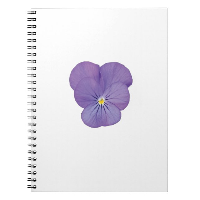 Caderno Espiral Notebook Floral Pansy Focus (Frente)