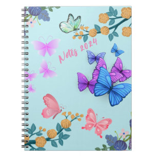 Caderno Espiral Notebook Floral Spiral