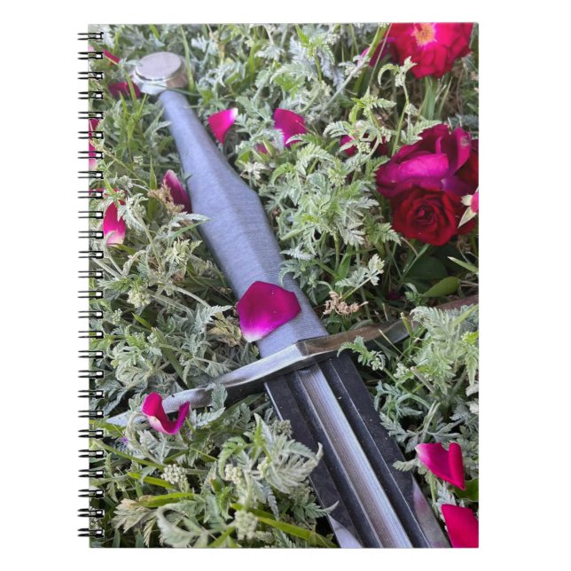 Caderno Espiral Notebook Floral Sword (Frente)