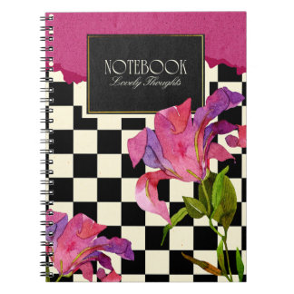 Caderno Espiral Notebook Floral verificado pela Vintage - Núcleo d