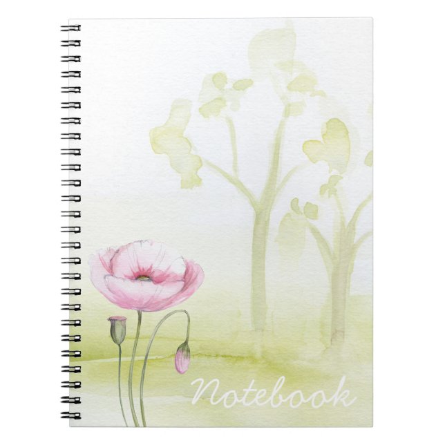 Caderno Espiral Notebook Flores (Frente)