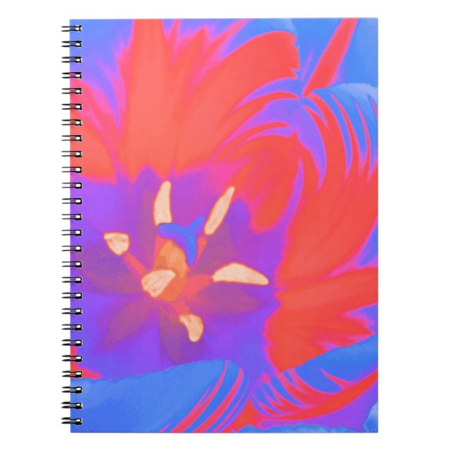 Caderno Espiral Notebook Fluorescente Tulip (Frente)