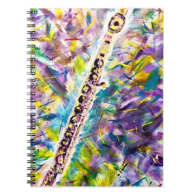 Caderno Espiral Notebook Flute (Frente)