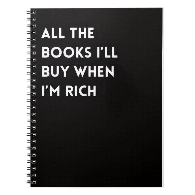 Caderno Espiral Notebook for Booklovers (Frente)