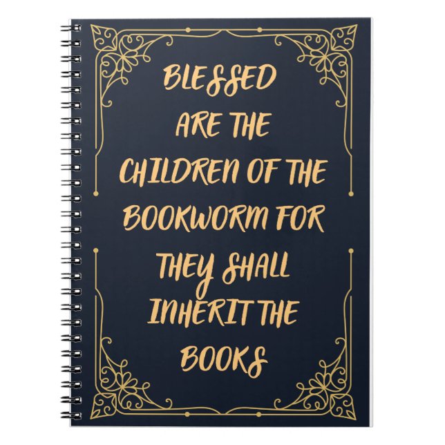 Caderno Espiral Notebook for Booklovers (Frente)