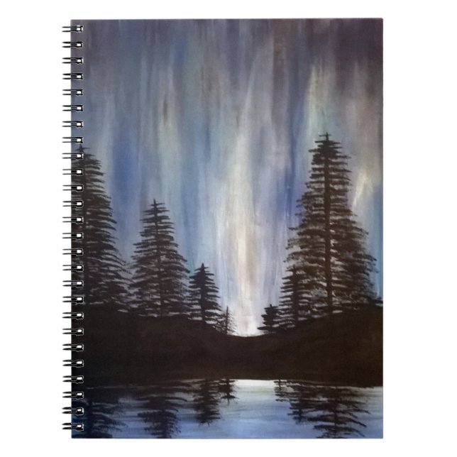 Caderno Espiral Notebook Forest Aurora (Frente)