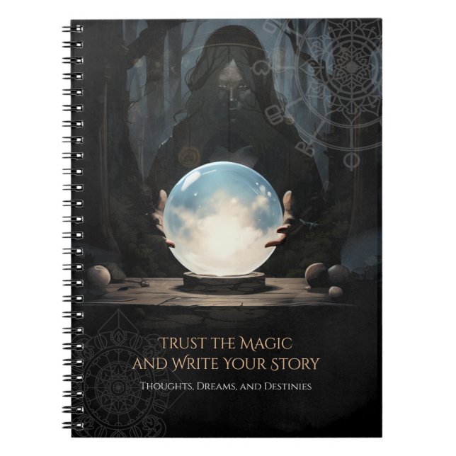 Caderno Espiral Notebook Fortune Teller Crystal Ball (Frente)