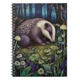 Caderno Espiral Notebook Fotográfico espiral Badger Midnight