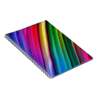 Caderno Espiral Notebook fotográfico espiral com cores brilhantes