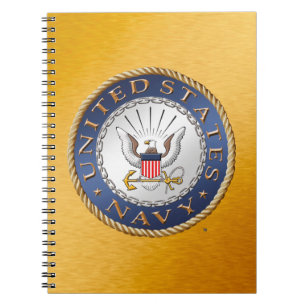 Caderno Espiral Notebook Fotográfico espiral de Marinhos dos EUA