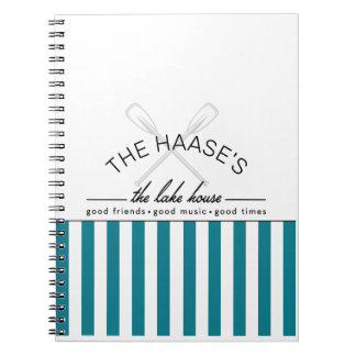 Caderno Espiral Notebook fotográfico espiral Lakehouse Lake Life