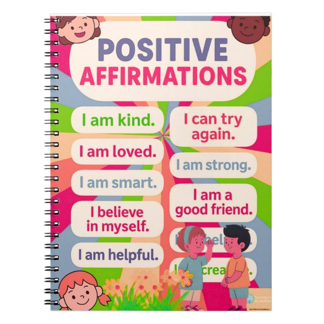 Caderno Espiral Notebook fotográfico motivacional personalizado pa (Frente)