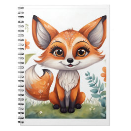 Caderno Espiral Notebook Fox Spiral Personalizado