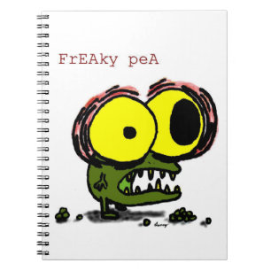Caderno Espiral Notebook Freaky Pea