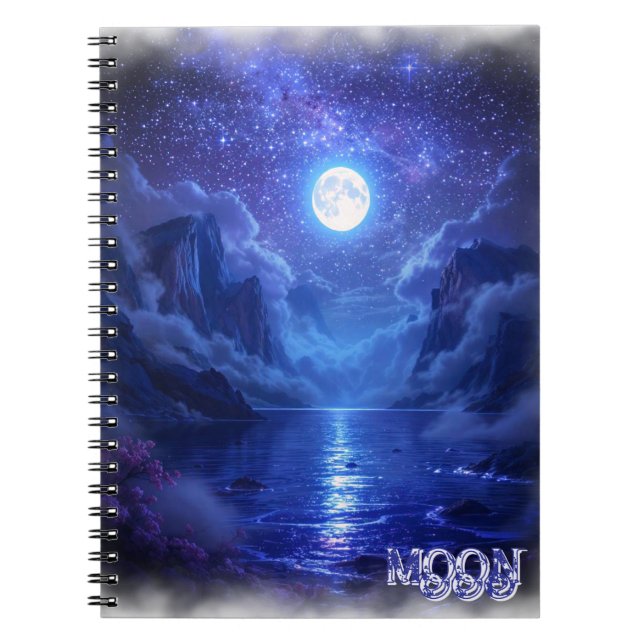 Caderno Espiral Notebook Full Moon Serenity (Frente)
