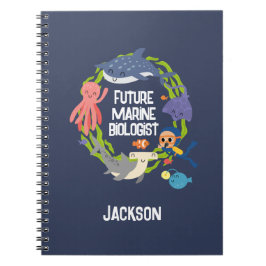Caderno Espiral Notebook Futuro Biólogo Marinho