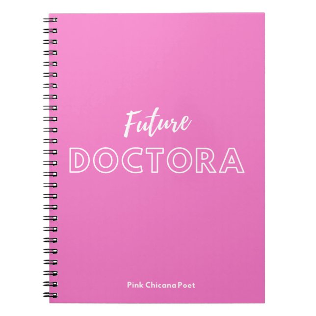 Caderno Espiral Notebook Futuro Doctora (Frente)
