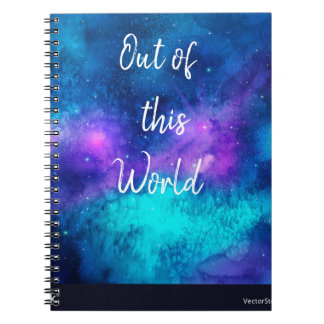 Caderno Espiral Notebook Galaxy