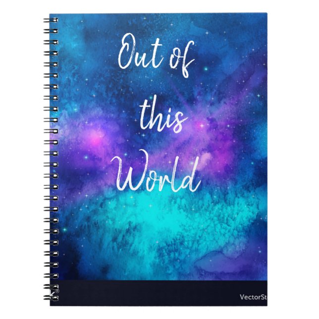 Caderno Espiral Notebook Galaxy (Frente)