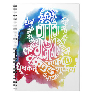 Caderno Espiral Notebook Ganesha Mantra