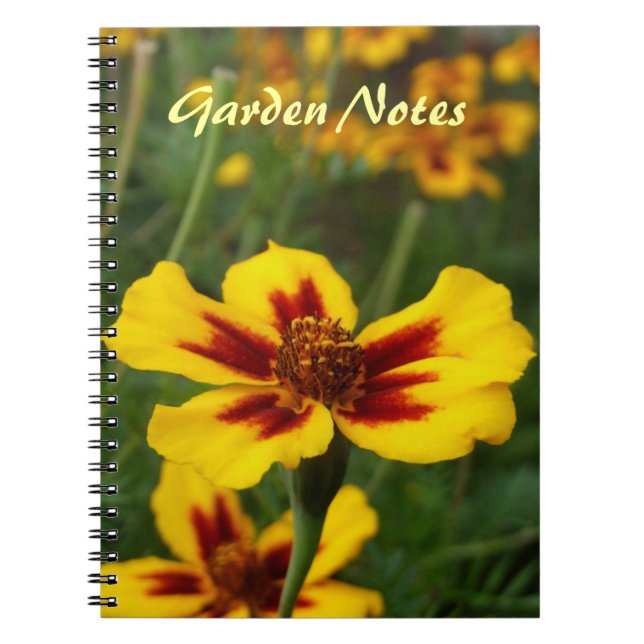 Caderno Espiral Notebook Garden Flowers (Frente)