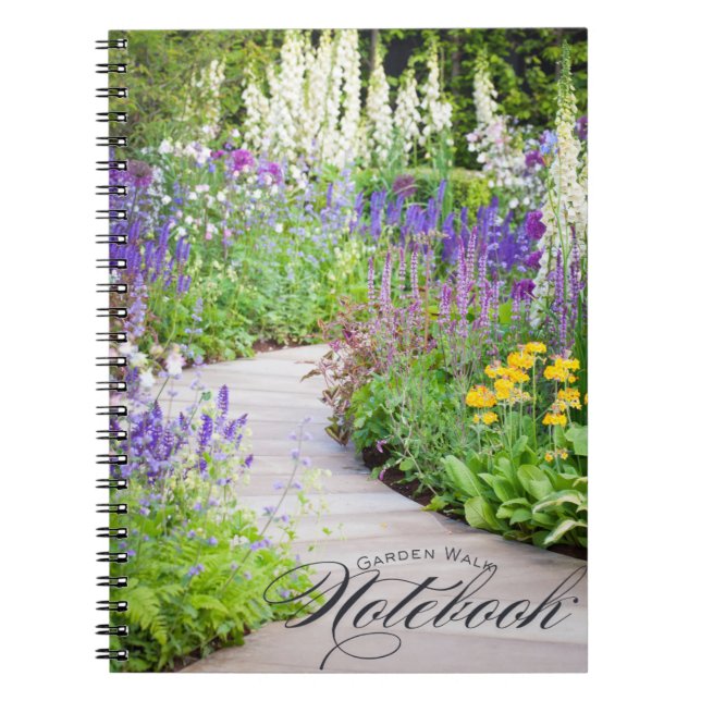 Caderno Espiral Notebook Garden Walk (Frente)
