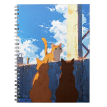 Notebook Gato Animado Bonito - De Volta à Oferta E