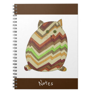 Caderno Espiral Notebook Gato Gordo