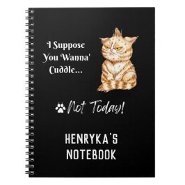 Caderno Espiral Notebook Gato Rumpy de Henryka