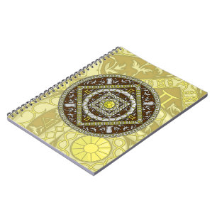 Caderno Espiral Notebook Gemini Mandala