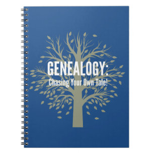 Caderno Espiral Notebook Genealogico de Espiral (Azul)