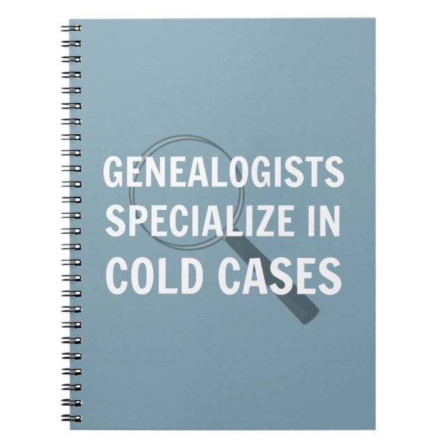 Caderno Espiral Notebook Genealogico de Espiral (Azul) (Frente)