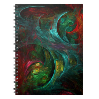 Caderno Espiral Notebook Genesis Abstrato Art