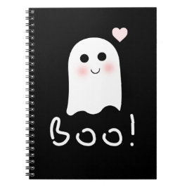 Caderno Espiral Notebook Ghost Boo Feliz de Halloween
