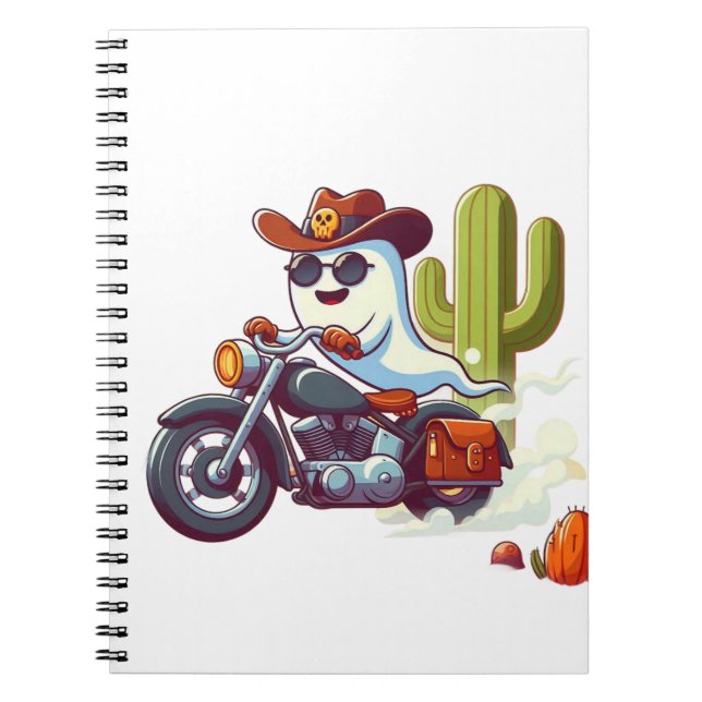 Caderno Espiral Notebook Ghost Rider School - Entre no Shado (Frente)
