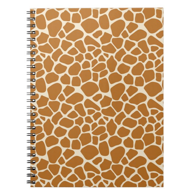 Caderno Espiral Notebook Giraffe Impressão Spiral (Frente)