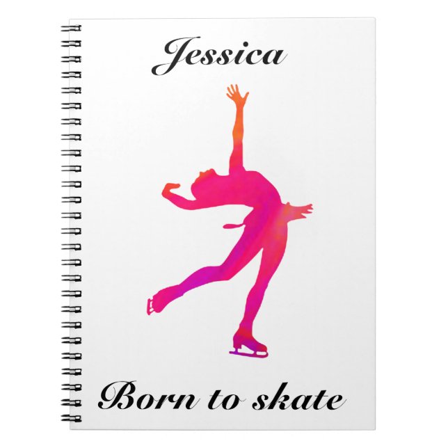 Caderno Espiral Notebook Girls Figure Skating (Frente)