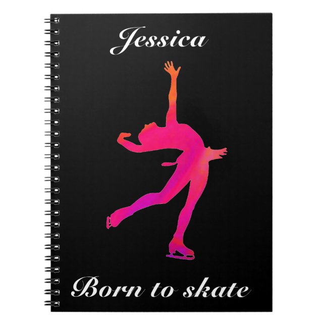 Caderno Espiral Notebook Girls Figure Skating (Frente)