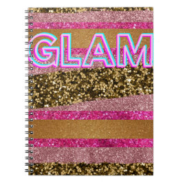 Caderno Espiral notebook glam