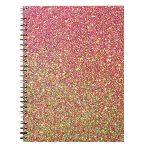 Caderno Espiral Notebook Glitter