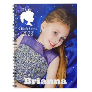 Caderno Espiral Notebook Glitter Girls Brianna Spiral