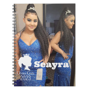 Caderno Espiral Notebook Glitter Girls Seayra Spiral