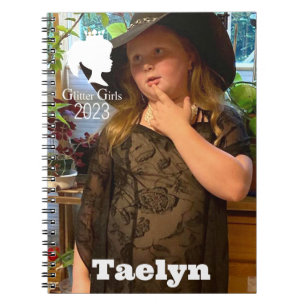 Caderno Espiral Notebook Glitter Girls Taelyn Spiral
