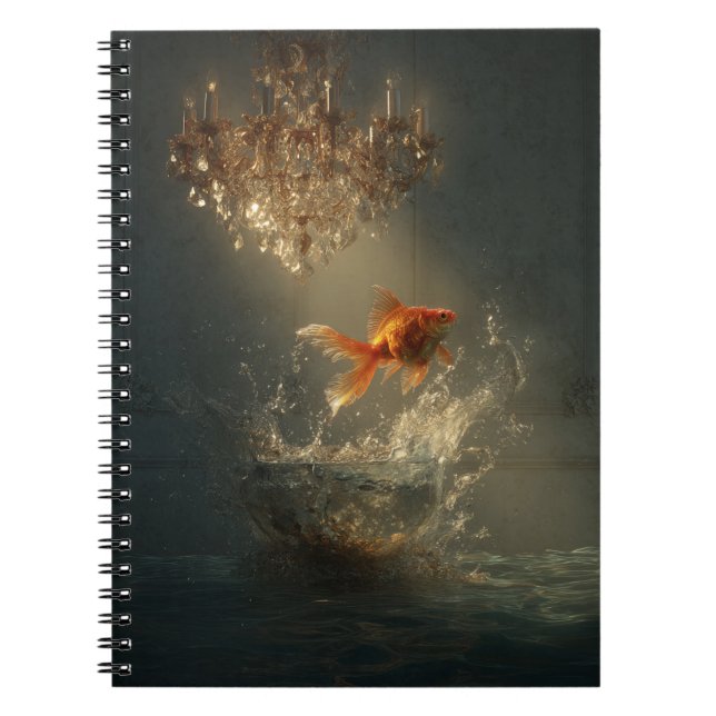 Caderno Espiral Notebook Goldfish Leap Spiral (Frente)