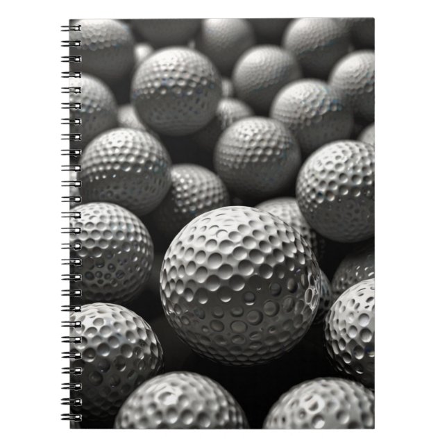Caderno Espiral Notebook Golf Balls (Frente)