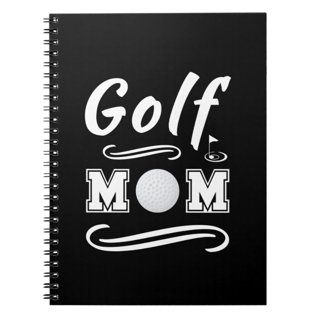 Caderno Espiral Notebook Golf Mãe (Frente)