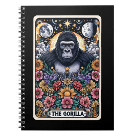Caderno Espiral Notebook Gorilla Spirit Tarot Card