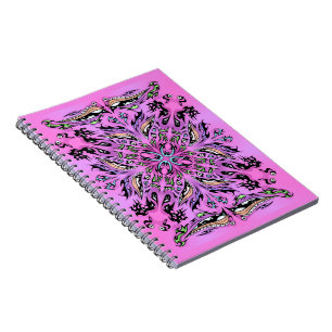 Caderno Espiral Notebook Gótico Purple Mandala