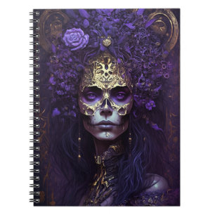 Caderno Espiral Notebook Gótico Queen Fantasy Art