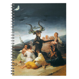 Caderno Espiral Notebook Goya Witches Sabbath